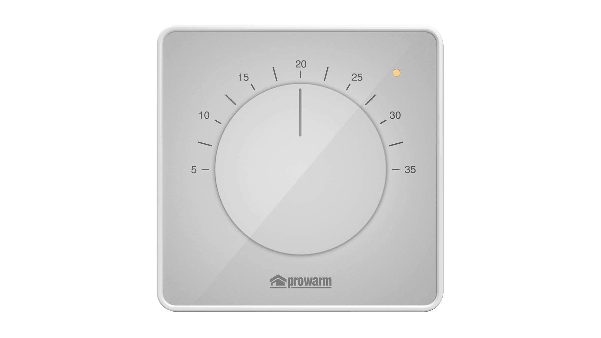 Prowarm Touch IQ M Series - White Dial Thermostat