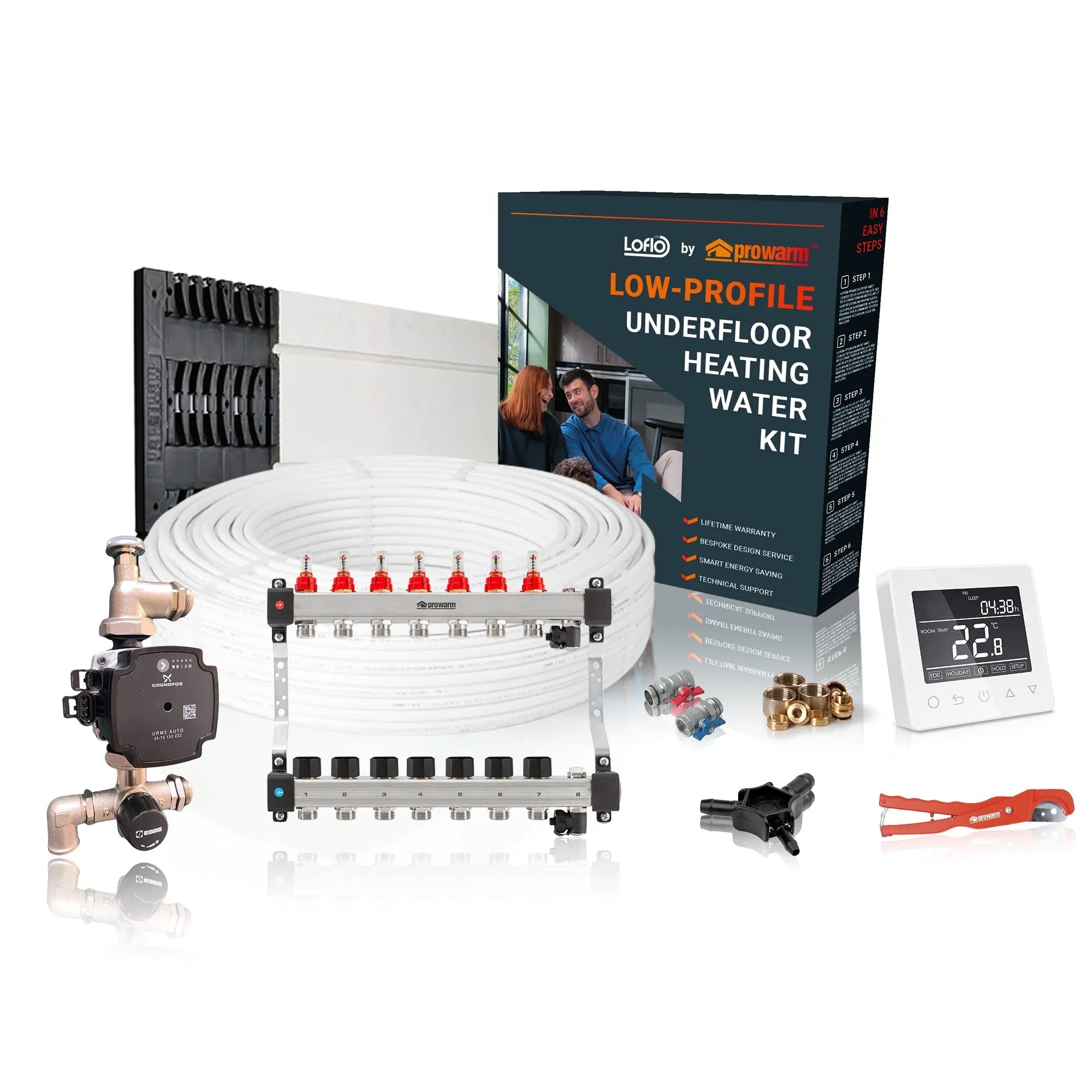 ProWarm™ Water Underfloor Heating Low Profile 18mm - Single Room