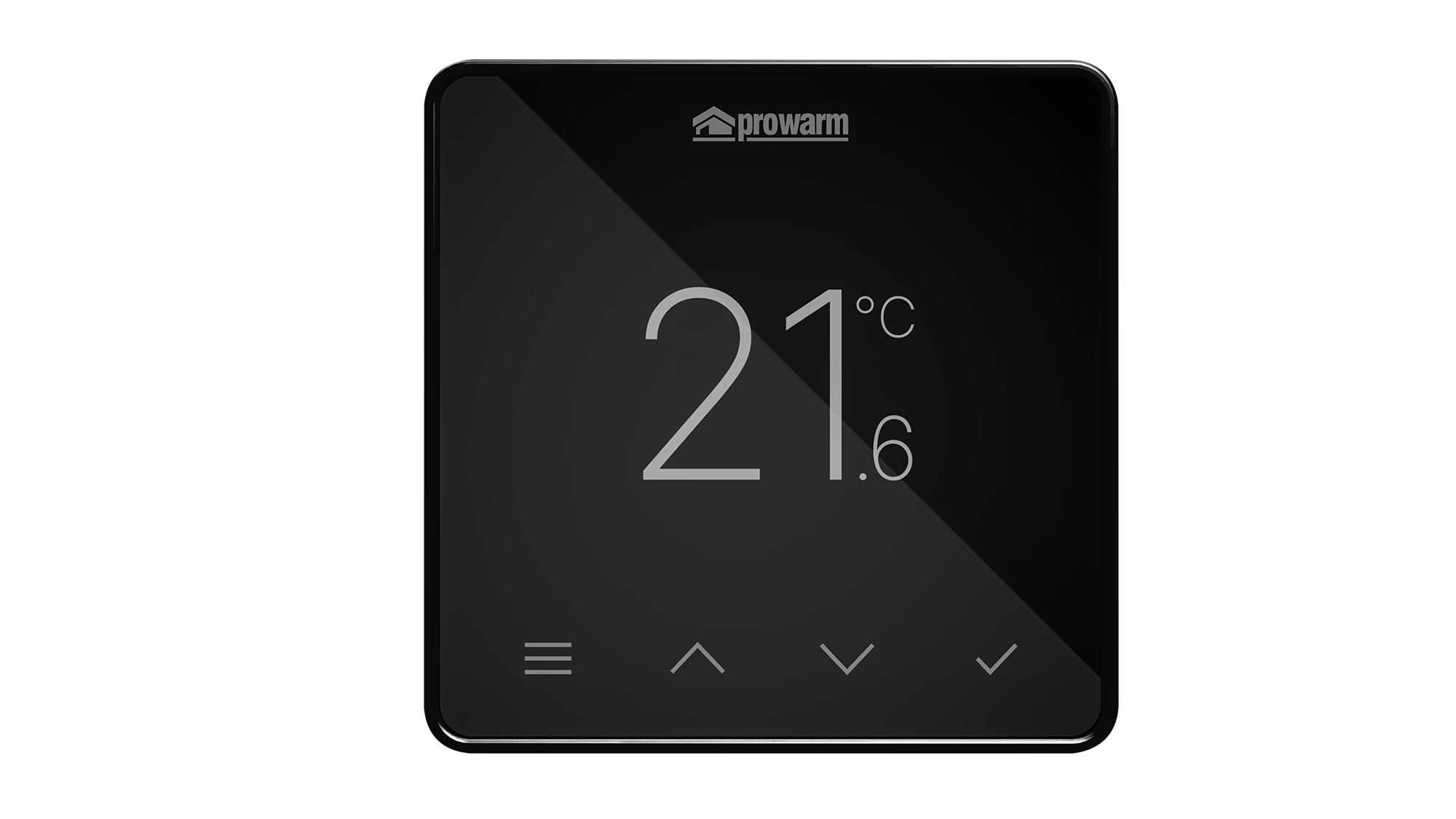 ProWarm Touch IQ S Series - Black Wifi Thermostat