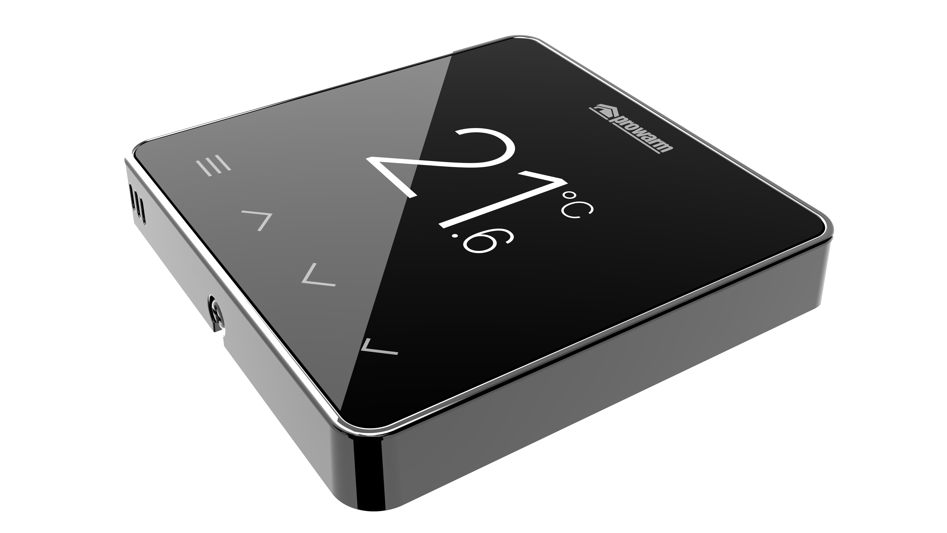 ProWarm Touch IQ S Series - Black Wifi Thermostat