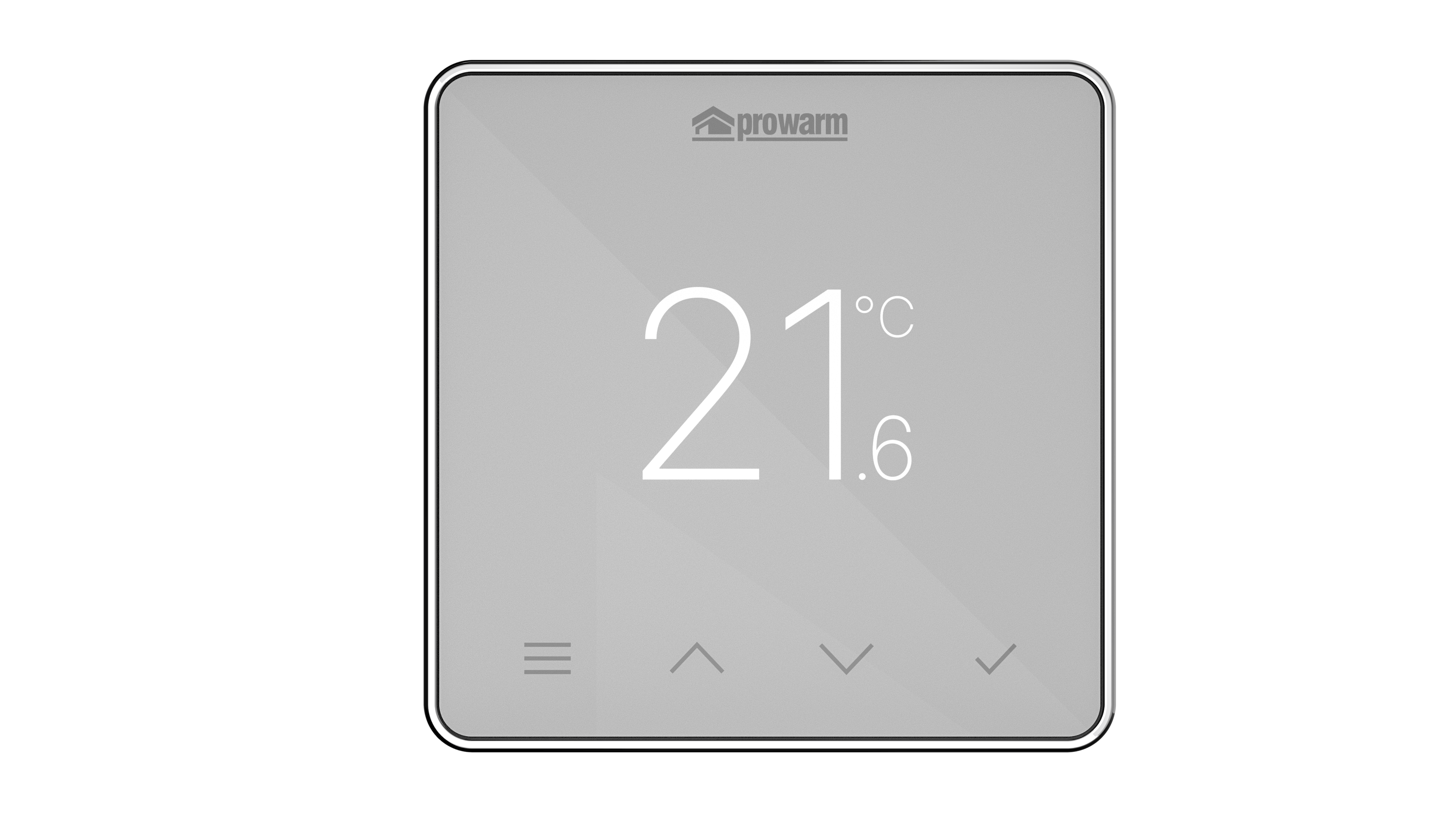 ProWarm Touch IQ S Series - White Wifi Thermostat