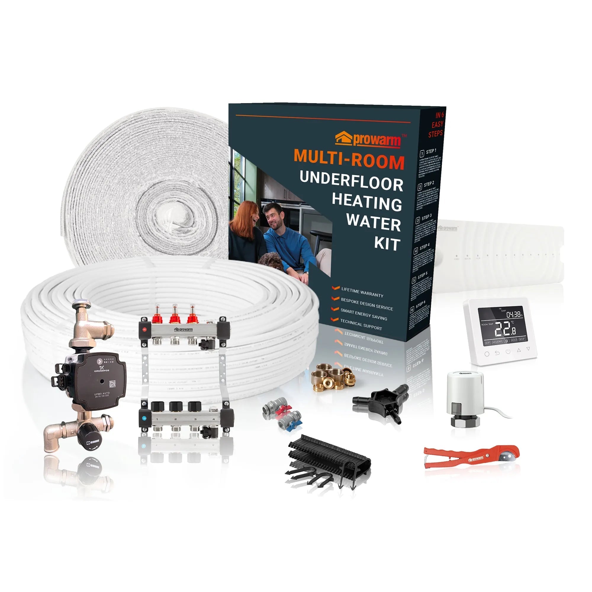 ProWarm™ Water Underfloor Heating Multi Room Kit