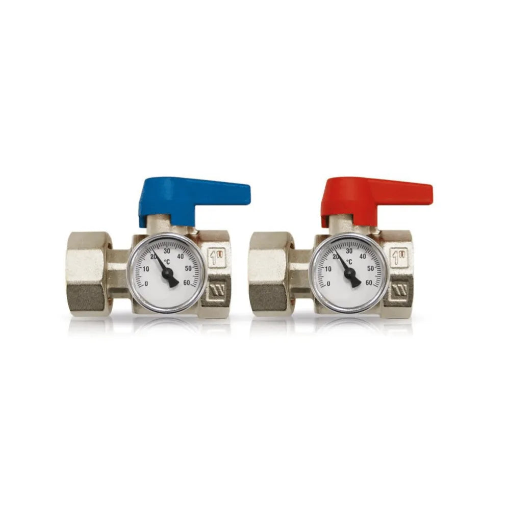 Ball Valve & Temperature Gauge