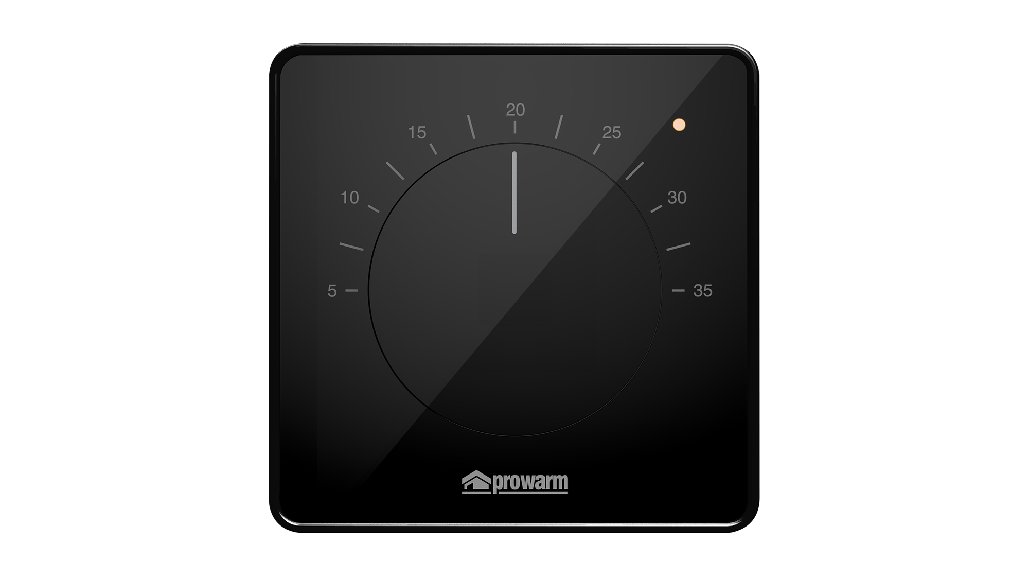 Prowarm Touch IQ M Series - Black Dial Thermostat