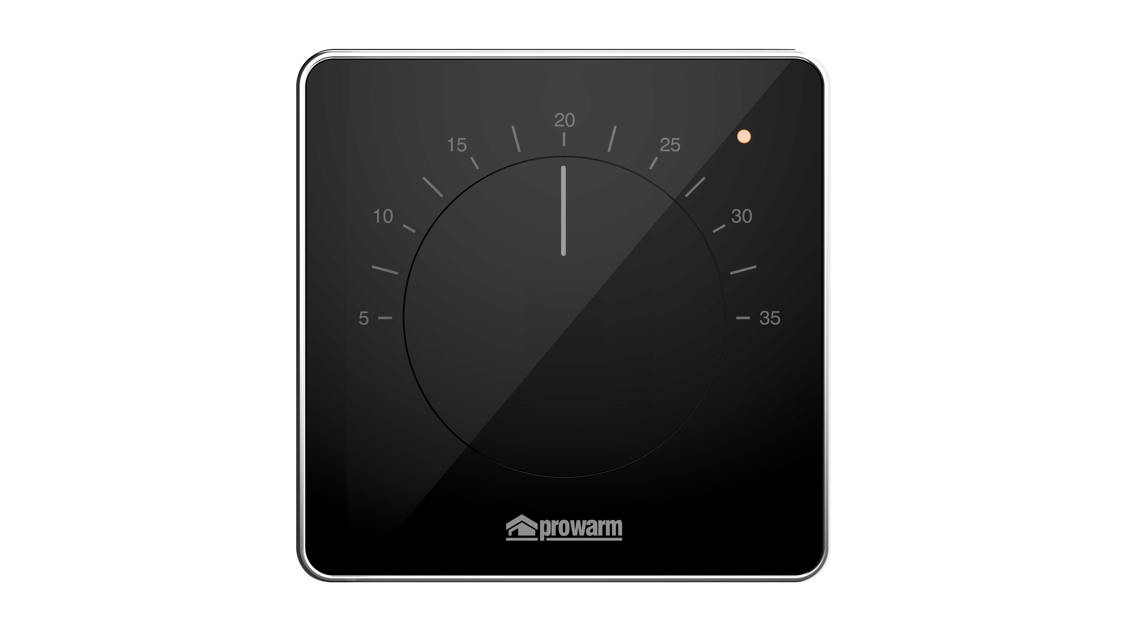 Prowarm Touch IQ M Series - Black Dial Thermostat