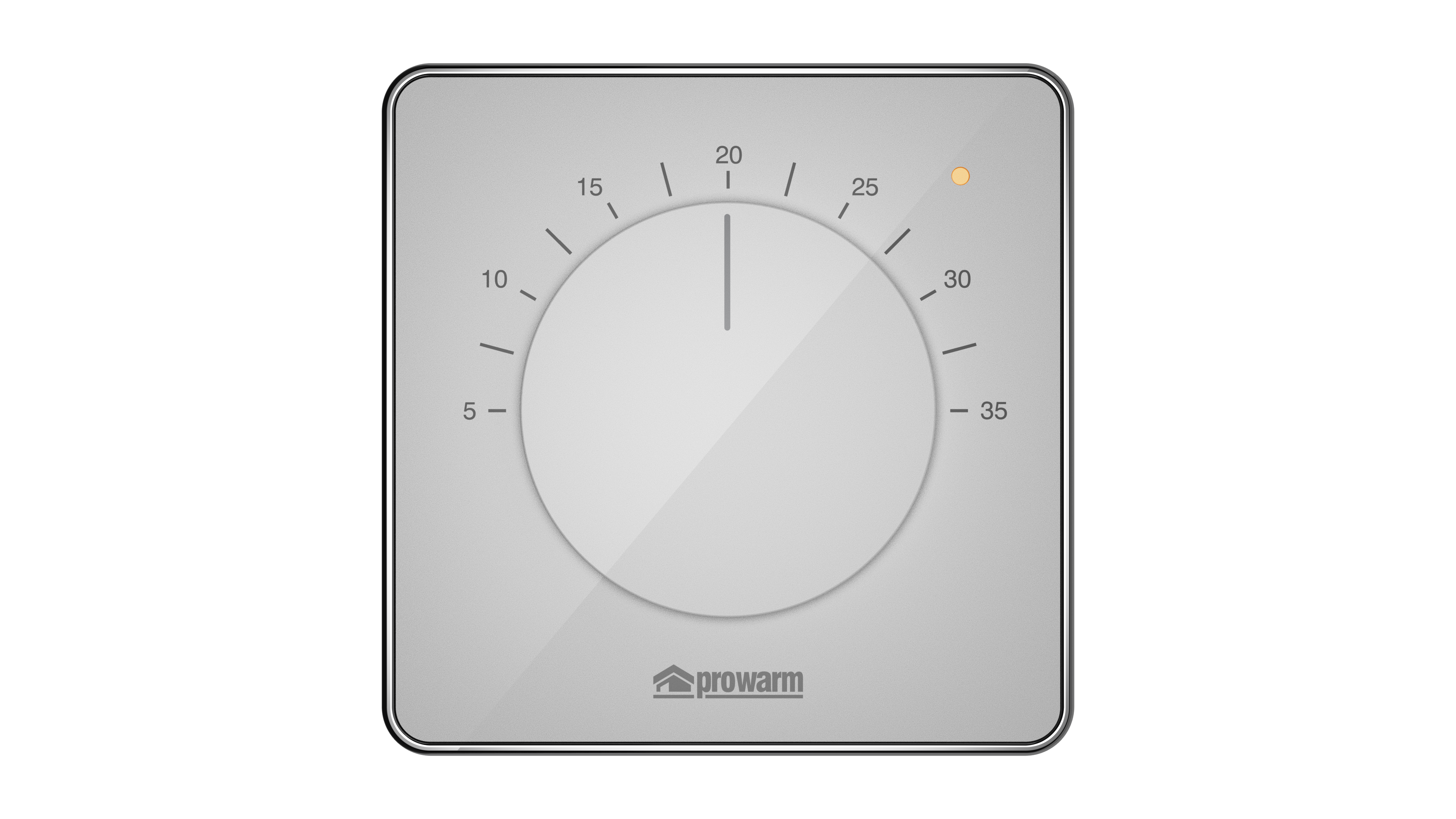 Prowarm Touch IQ M Series - White Dial Thermostat