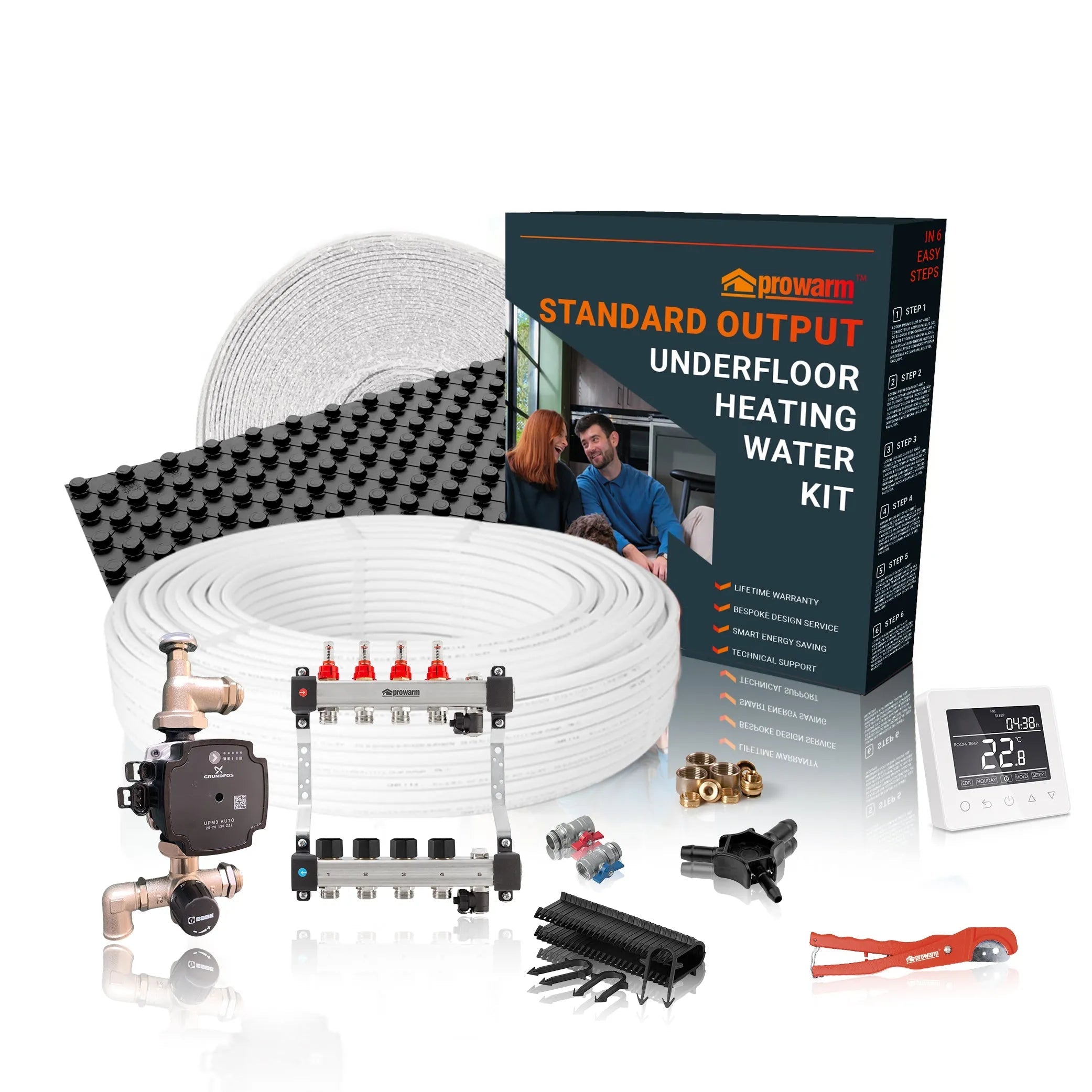 ProWarm™ Water Underfloor Heating Standard Output Kit & ProCrate