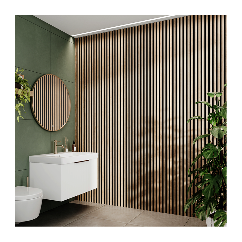 ProWarm Waterproof Slatted Wall Panel (Pack of 3) - 2400mm x 170mm x 19mm