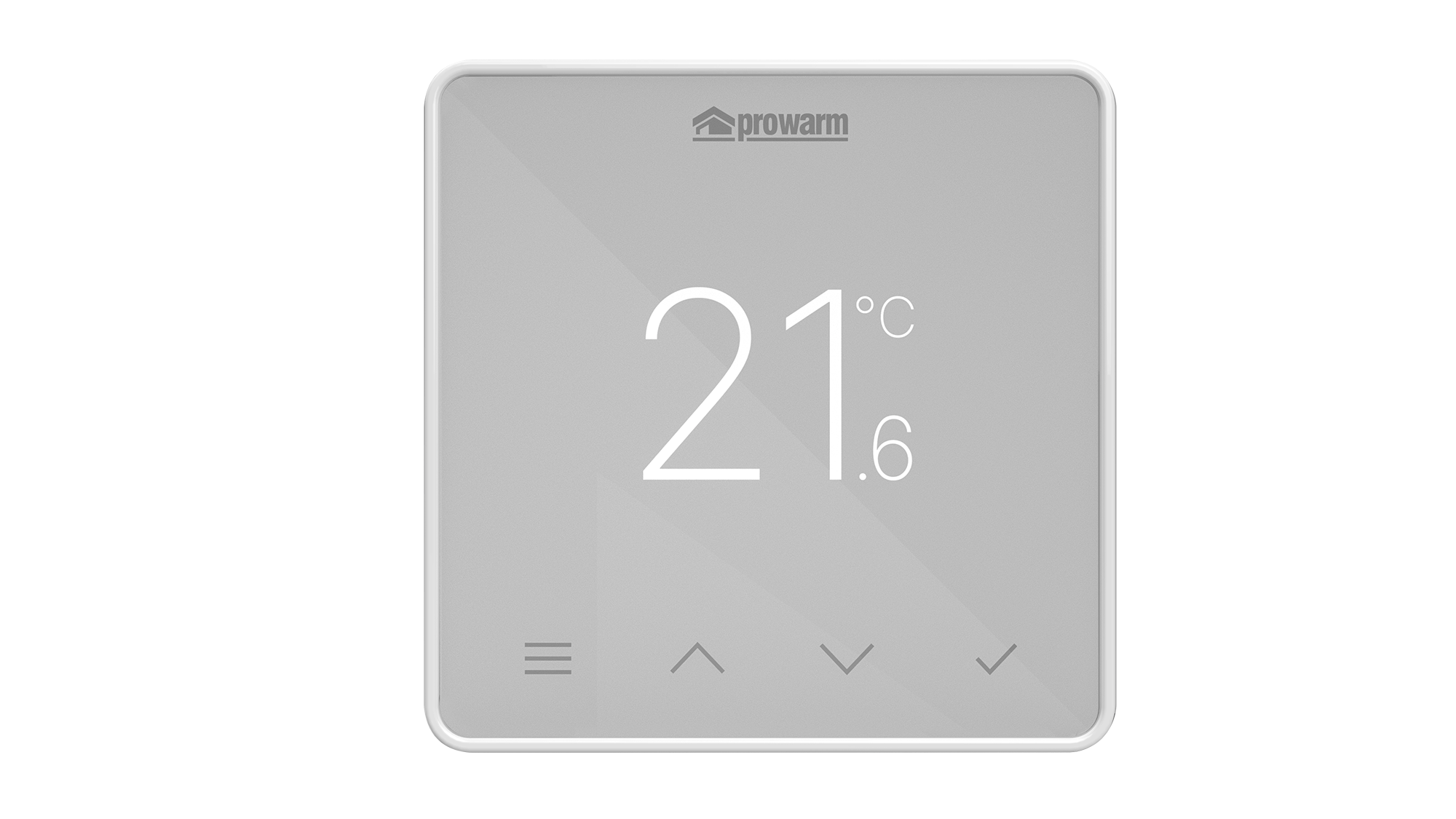 ProWarm Touch IQ S Series - White Wifi Thermostat