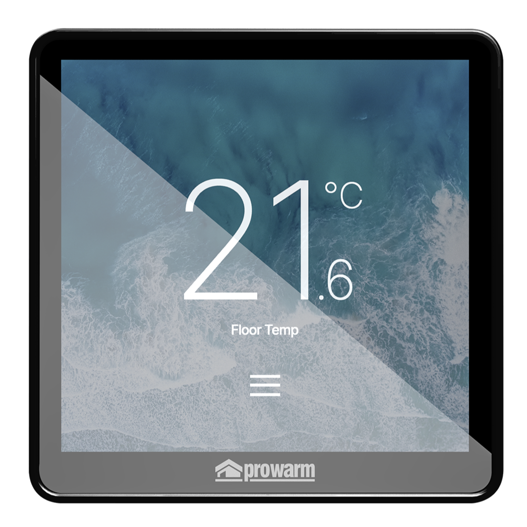 ProWarm Touch IQ ST Series - Black Touchscreen Thermostat