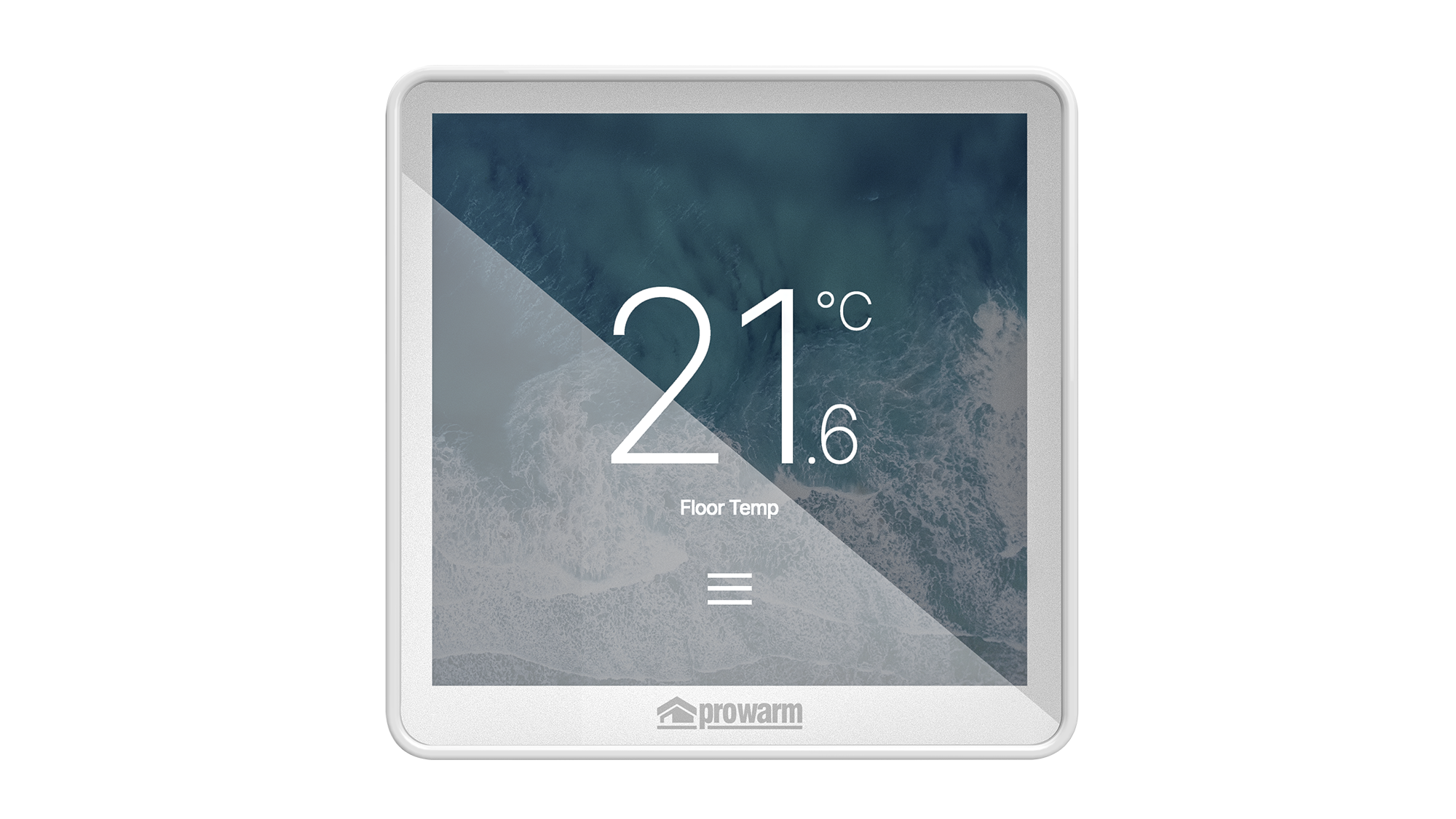 ProWarm Touch IQ ST Series - White Touchscreen Thermostat