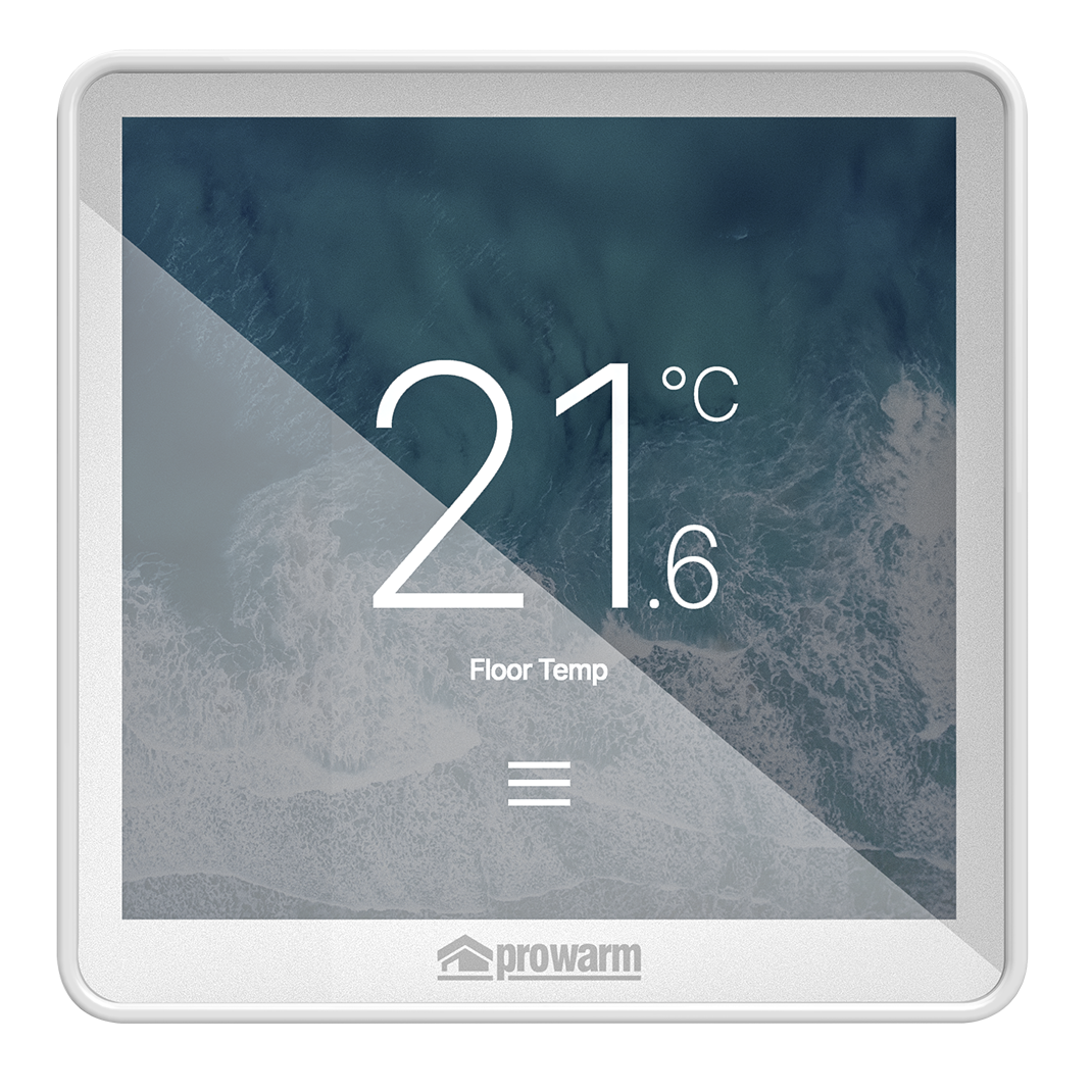 ProWarm Touch IQ ST Series - White Touchscreen Thermostat