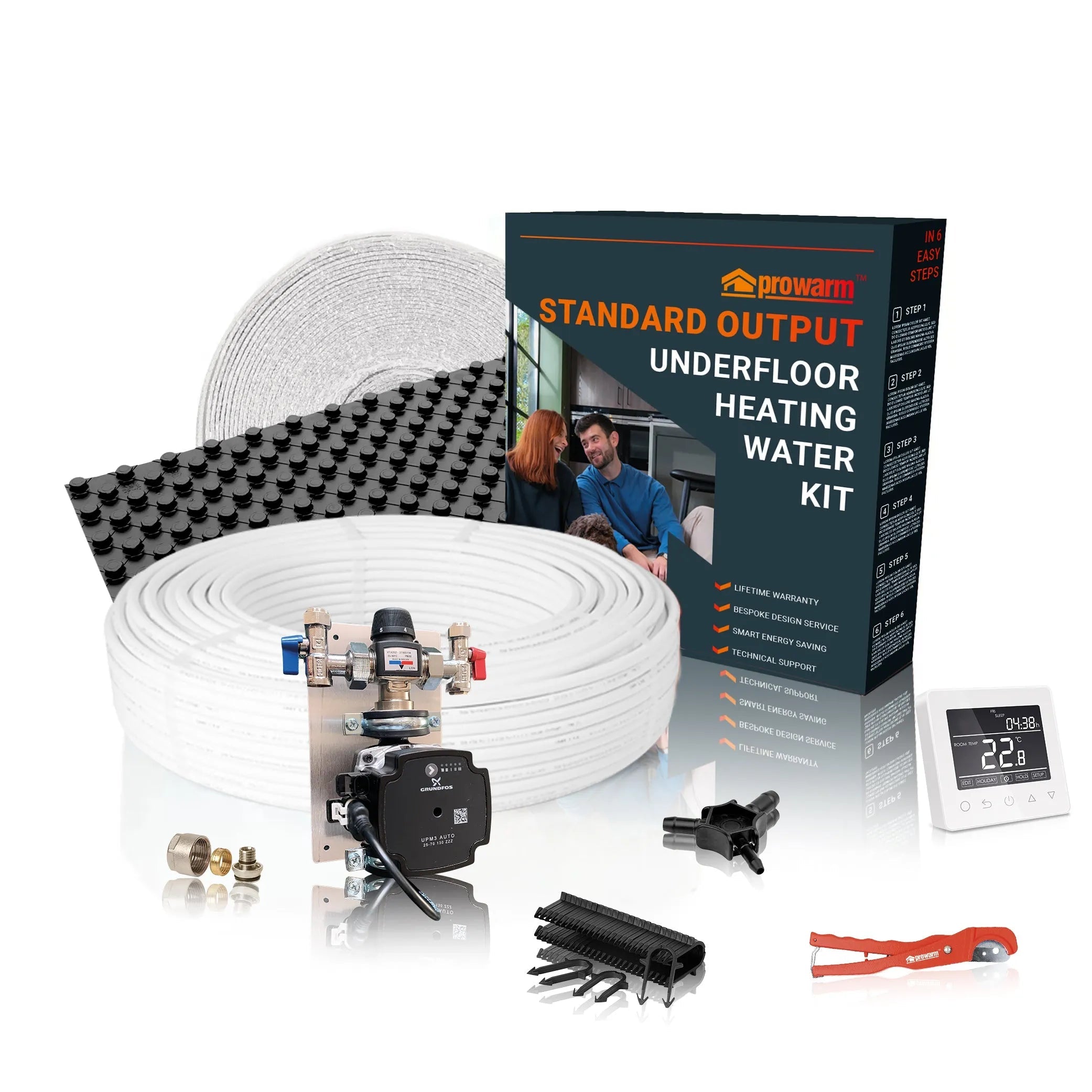 ProWarm™ Water Underfloor Heating Standard Output Kit & ProCrate